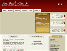 Tablet Screenshot of firstbaptistmacon.org